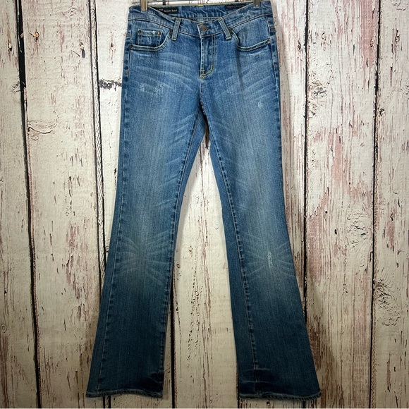 Citizens Of Humanity Boho #111 Distressed Low Waist Stretch Bootcut Jeans SZ 27 - Picture 3 of 16